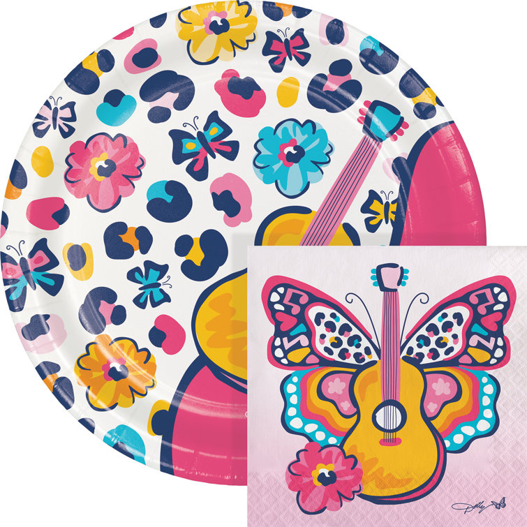 Creative Converting Assiettes et serviettes Dolly Parton, "Il y aura